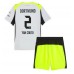 Maillot de foot Borussia Dortmund Yan Couto #2 Extérieur vêtements enfant 2025-26 Manches Courtes (+ pantalon court)